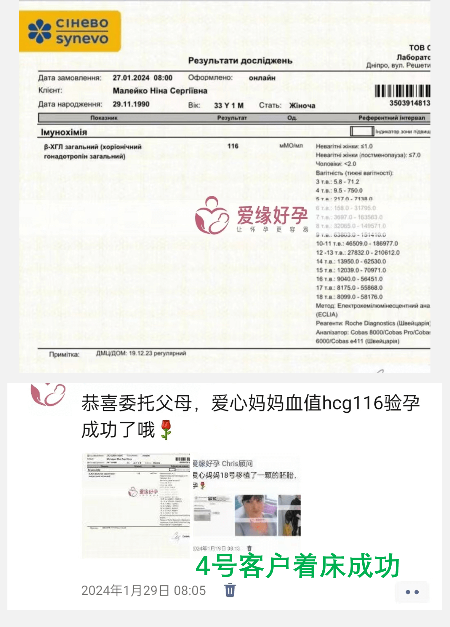 格鲁吉亚、哈萨克斯坦、乌克兰试管婴儿助孕移植着床成功率是多少了？